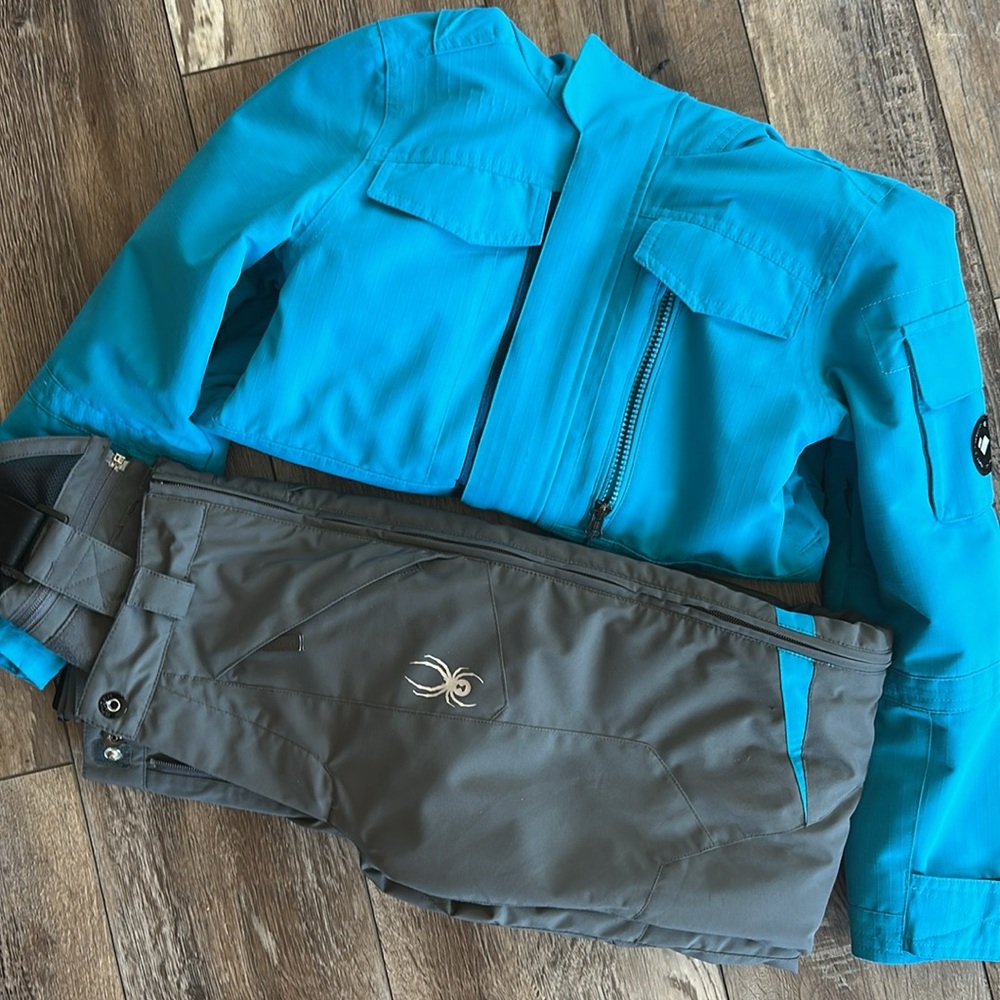 Spyder Charcoal Ski Pants with Obermeyer Ski Jacket!!!